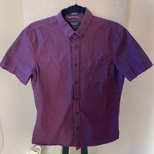 Men’s Nordstrom short sleeve button up slim fit size medium
